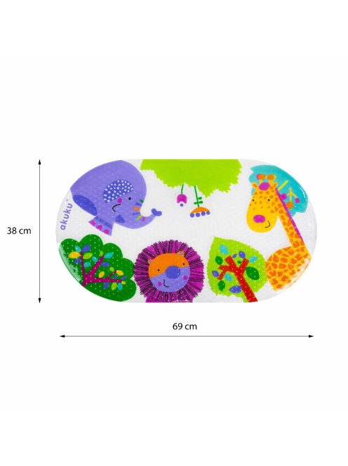 Akuku csúszásgátló kádba 69x38cm szafari