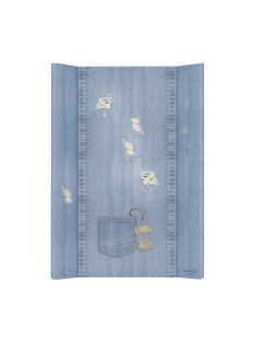   Ceba pelenkázó lap merev 2 oldalú 50x70cm Denim style shabby kék