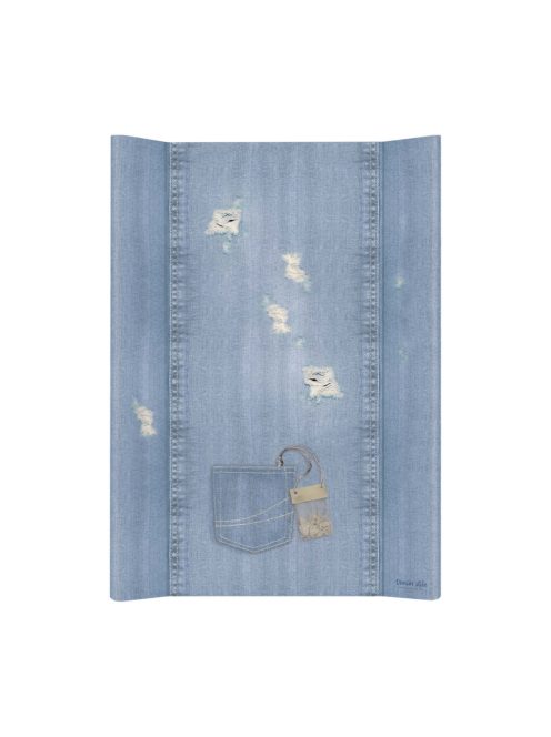 Ceba pelenkázó lap merev 2 oldalú 50x70cm Denim style shabby kék