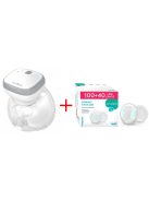 BabyOno mellszívó Shelly elektromos, viselhetõ - 100 plusz 40db melltartóbetéttel 1000-296/140