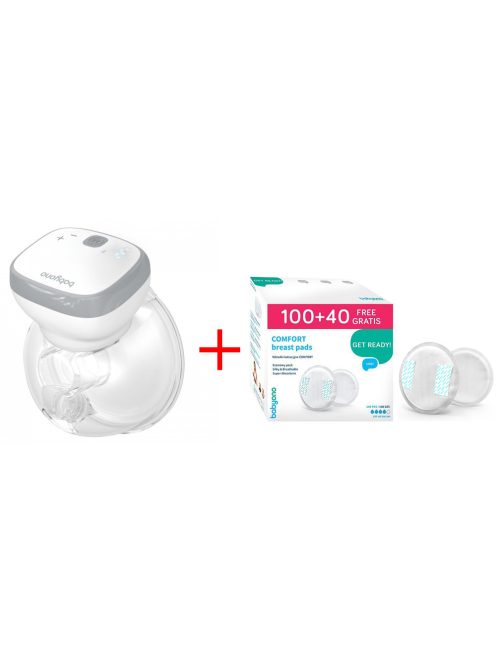 BabyOno mellszívó Shelly elektromos, viselhetõ - 100 plusz 40db melltartóbetéttel 1000-296/140