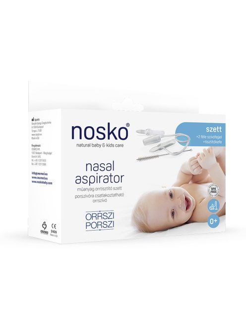 Nosko Orrszi Porszi orrszívó mûanyag szett 2 féle szívófejjel