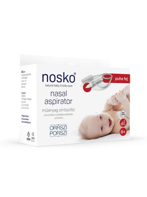 Nosko Orrszi Porszi orrszívó mûanyag szett puha szívófejjel