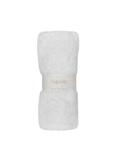 Soffi Baby takaró plüss dupla fehér 75x100cm