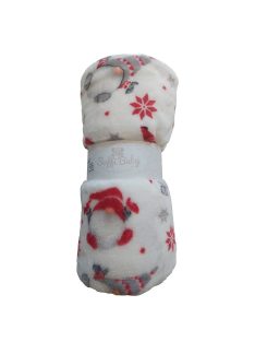 Soffi Baby takaró plüss dupla Vajszín Manós 75x100cm