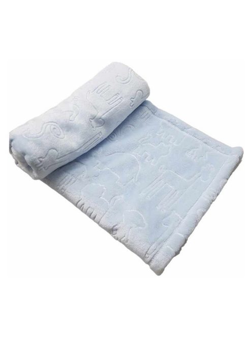 Vaganza takaró wellsoft nyomott mintás 70x90cm Kék