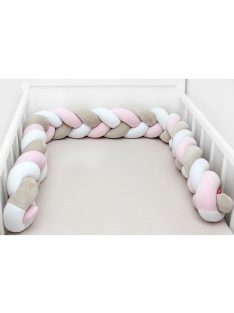   Scamp rácsvédõ fonott 210cm Fehér-Bézs-Rózsaszín RFT001 210CM