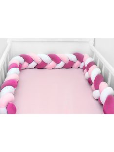   Scamp rácsvédõ fonott 180cm Fehér-Rózsaszín-Pink RFT010 180CM