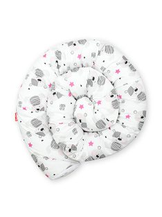   Scamp rácsvédõ hengerpárna 180cm White Grey Bears BRVE010 180CM