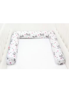   Scamp rácsvédõ hengerpárna 180cm White Grey Bears BRVE010 180CM