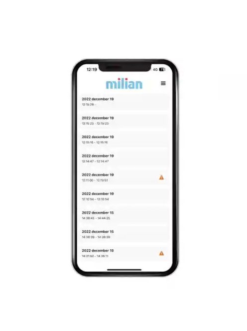 Milian légzésfigyelõ PRO Bluetooth Standard 2db érzékelõlappal