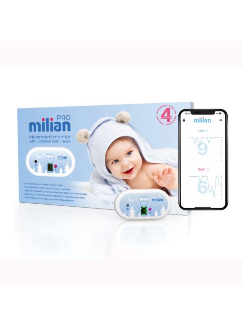 Milian légzésfigyelõ PRO Bluetooth Twins 4db érzékelõlappal