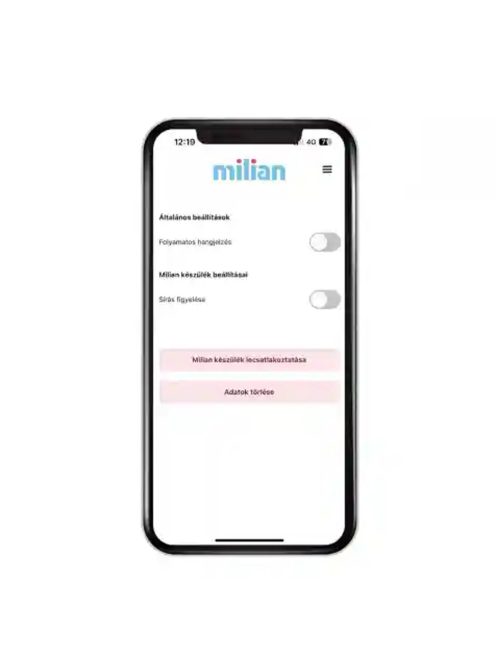 Milian légzésfigyelõ PRO Bluetooth Twins 4db érzékelõlappal
