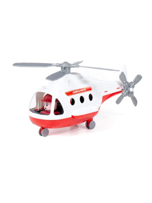POLESIE műanyag ALPHA mentőhelikopter FEHÉR