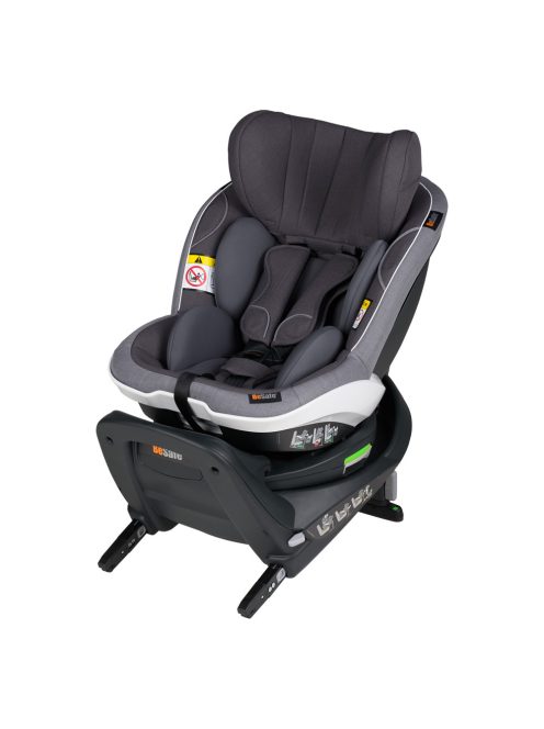 BeSafe gyerekülés iZi Turn i-Size ISOfix 61-105 cm Metallic Mélange