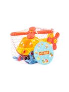 POLESIE műanyag szerelhető HELIKOPTER KICSI 17cm SÁRGA