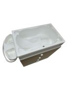 CAM fürdetõszekrény Asia bianca-grigi C918006-C270