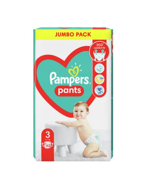 Pampers Pants 3 Jumbo Pack bugyipelenka 6-11kg 62db