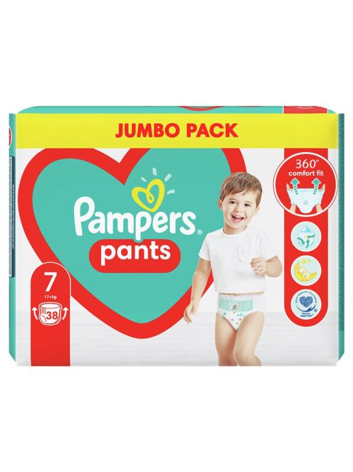 Pampers Pants 7 Jumbo Pack bugyipelenka XXL 17kg< 38db