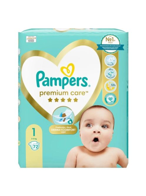 Pampers Premium Care 1 pelenka 2-5kg 72db