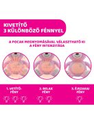 Chicco Baby Bear plüss maci projektorvetítö és éjszakai lámpa rózsaszín