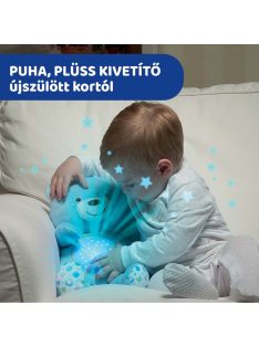   Chicco Baby Bear plüss maci projektorvetítö és éjszakai lámpa kék