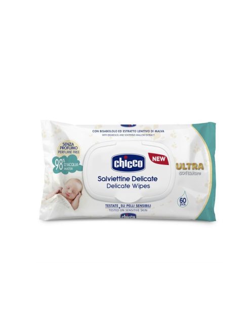 Chicco törlõkendõ Soft&Pure baby 60db