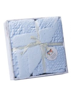 Gamberritos takaró plüss/sherpa 80x110cm kék 9387