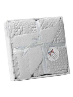 Gamberritos takaró plüss/sherpa 80x110cm szürke 9387