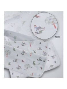 Gamberritos takaró pamut rókás 80x80cm 10908