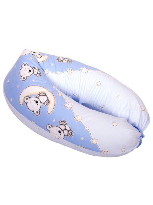 DOMBABY terhességi és szoptatós párna 30x120 cm KÉK CSILLAGOS