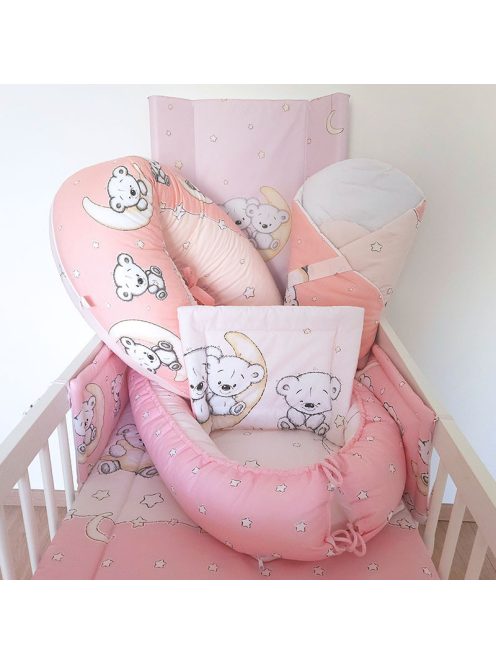 DOMBABY terhességi és szoptatós párna 30x120 cm PINK CSILLAGOS