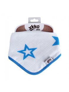 Xkko nyálkendõ patentos bambusz kék csillagok BMBBND025
