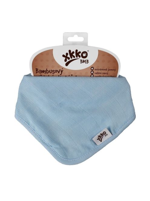 Xkko nyálkendõ patentos bambusz Baby Blue BMBBND045