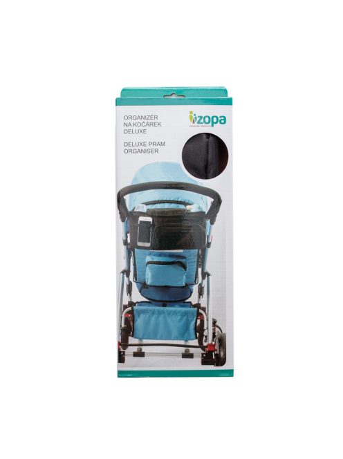 Zopa rendezõ táska babakocsira Deluxe fekete ZOP019050