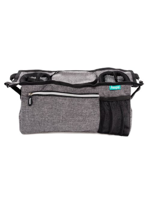 Zopa rendezõ táska babakocsira szürke  két italtartóval ZOP019040