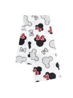 New Baby pelenka flanell Mickey and Minnie fehér