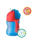 Philips AVENT itatópohár rugalmas szívószállal 200ml 9hó fiús - most Petite and Mars szilikon tálkával