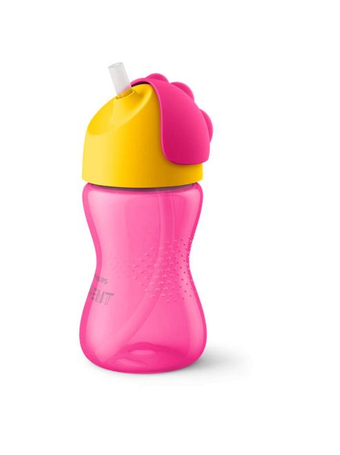 Philips AVENT itatópohár rugalmas szívószállal 300ml 12hó lányos