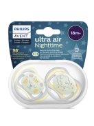 Philips AVENT játszócumi ultra air éjszakai 18hó 2db