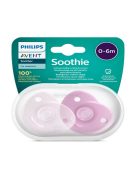 Philips AVENT játszócumi szilikon Soothie 0-6hó lány 2db