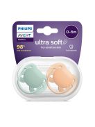 Philips AVENT játszócumi Ultrasoft Premium neutral 0-6hó 2db