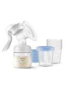 Philips AVENT mellszívó kézi, ajándék 5db VIA 180ml pohárral