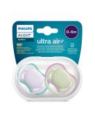 Philips AVENT játszócumi Ultra Air neutral 0-6hó lányos lila 2db