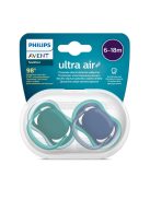 Philips AVENT játszócumi Ultra Air neutral 6-18hó fiús kék 2db