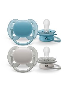   Philips AVENT játszócumi Ultrasoft Premium neutral 6-18hó fiús 2db