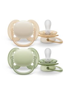   Philips AVENT játszócumi Ultrasoft Premium neutral 0-6hó fiús 2db