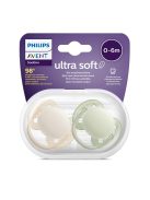 Philips AVENT játszócumi Ultrasoft Premium neutral 0-6hó fiús 2db