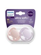 Philips AVENT játszócumi Ultrasoft Premium neutral 0-6hó lányos 2db