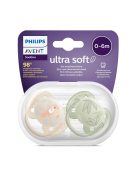 Philips AVENT játszócumi Ultrasoft Premium állatos 0-6hó fiús 2db